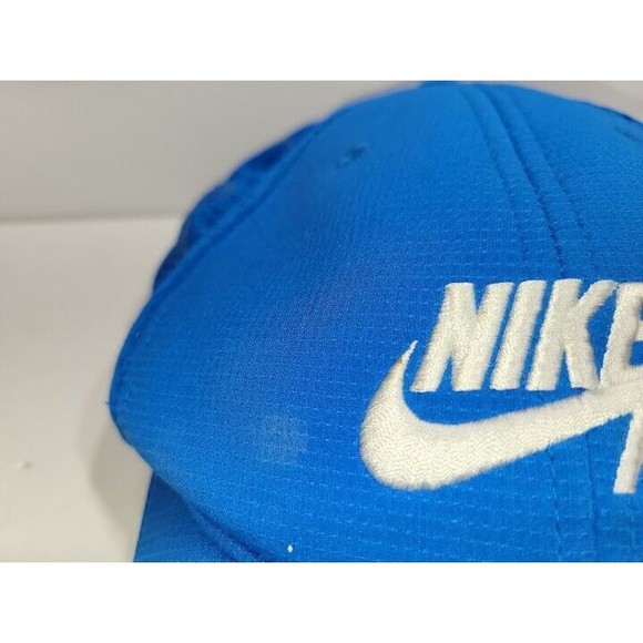 BLUE NIKE RUN RUNNING CAP. Adjustable - Picture 2 of 5